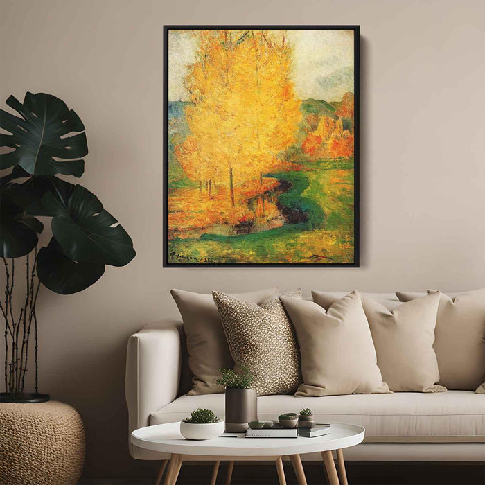 By the Stream, Autumn by Paul Gauguin - Canvas Artwork