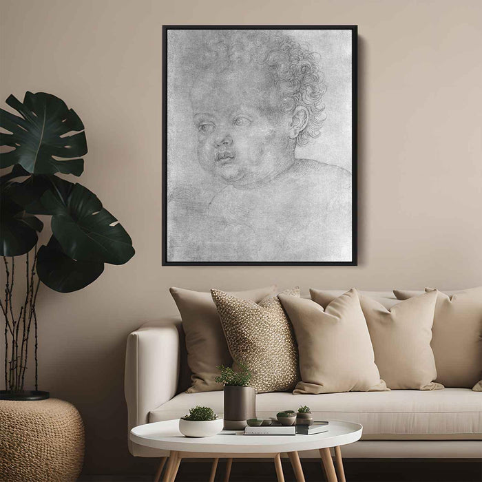 Child's head by Albrecht Durer - Canvas Artwork