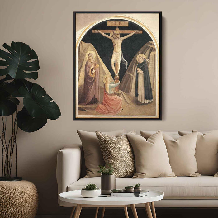 Crucifixion with the Virgin, Mary Magdalene and St. Dominic by Fra Angelico - Canvas Artwork