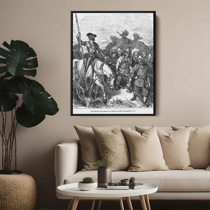 Don Quixote by Gustave Dore - Canvas Artwork