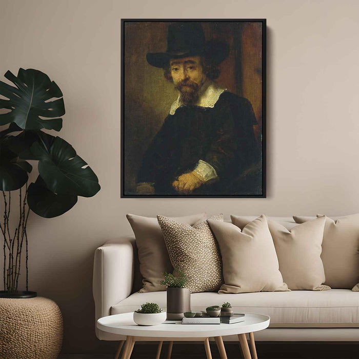 Dr Ephraim Bueno, Jewish Physician and Writer by Rembrandt - Canvas Artwork