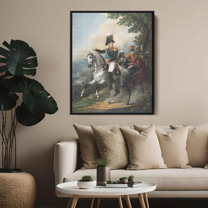 Equestrian portrait of Alexander I (1820) by Orest Kiprensky - Canvas Artwork