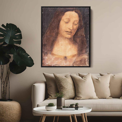 Head of Christ by Leonardo da Vinci - Canvas Artwork