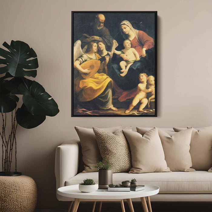 Holy Family (1642) by Guido Reni - Canvas Artwork