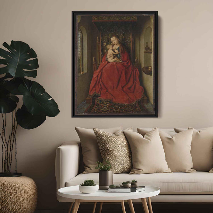 The Lucca Madonna (1436) by Jan van Eyck - Canvas Artwork