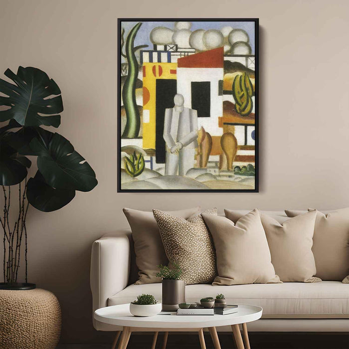 Landscape animated 1st study (1921) by Fernand Leger - Canvas Artwork