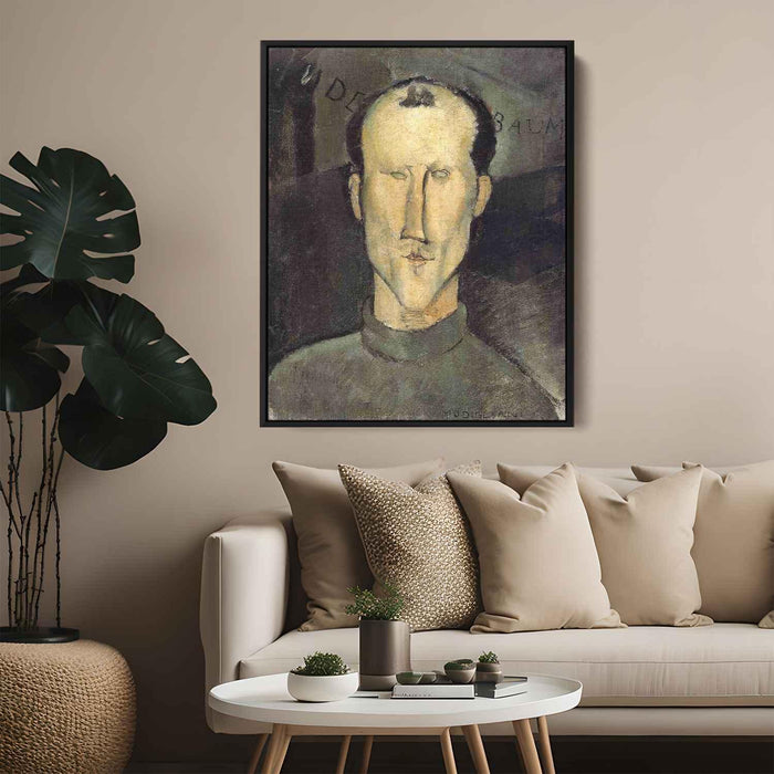 Leon Indenbaum (1915) by Amedeo Modigliani - Canvas Artwork