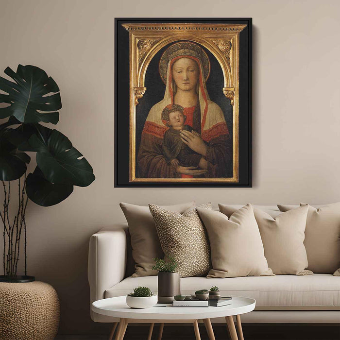 Madonna and Child (1450) by Jacopo Bellini - Canvas Artwork