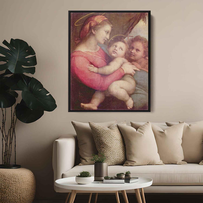 Madonna della Tenda (1512) by Raphael - Canvas Artwork