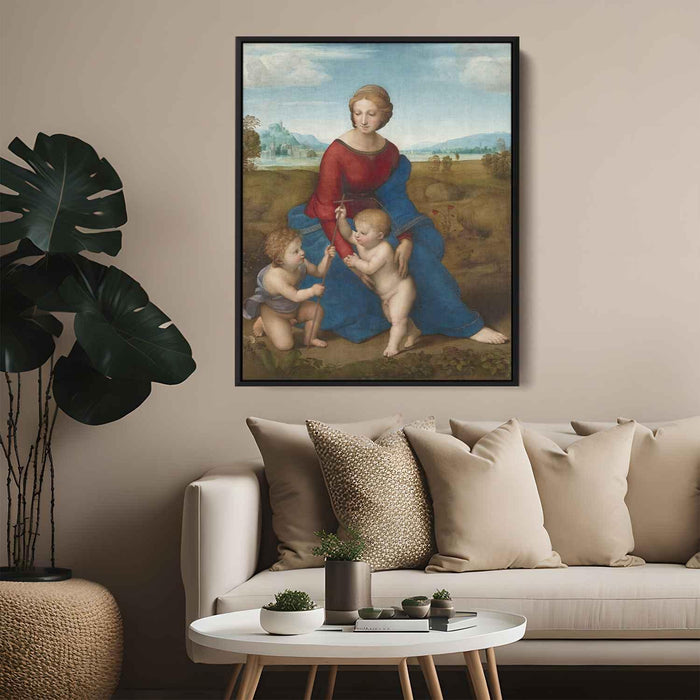 Madonna in the Meadow (1506) by Raphael - Canvas Artwork