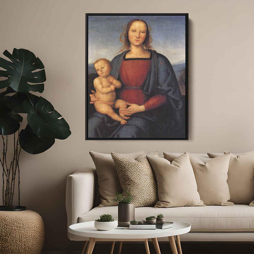 Madonna with Child (1500) by Pietro Perugino - Canvas Artwork