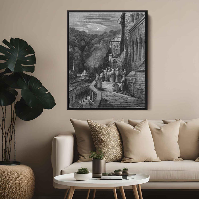 Orlando Furioso by Gustave Dore - Canvas Artwork