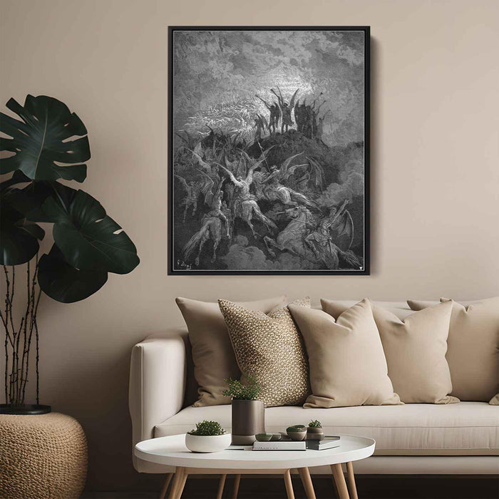 Paradise Lost by Gustave Dore - Canvas Artwork