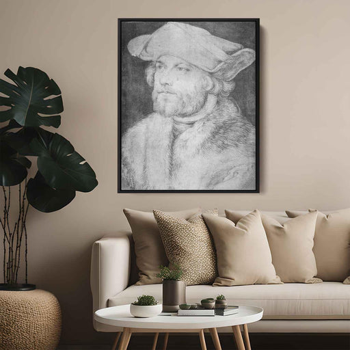 Portrait of a Man (Damia van der Goes) by Albrecht Durer - Canvas Artwork