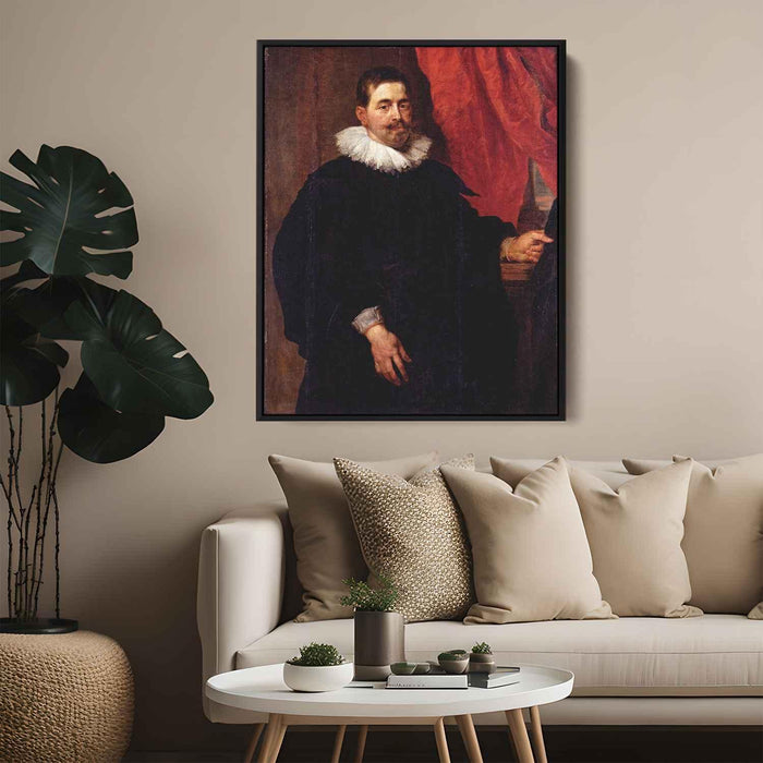 Portrait of a Man, Probably Peter Van Hecke by Peter Paul Rubens - Canvas Artwork