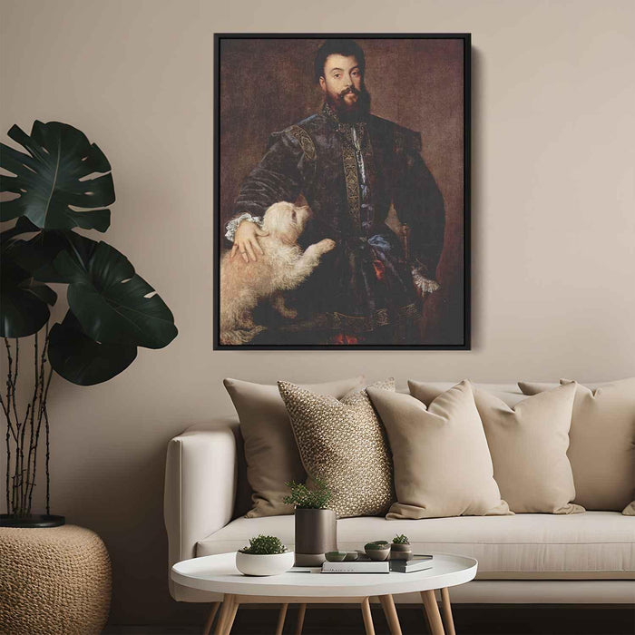 Portrait of Federico II Gonzaga (1525) by Titian - Canvas Artwork