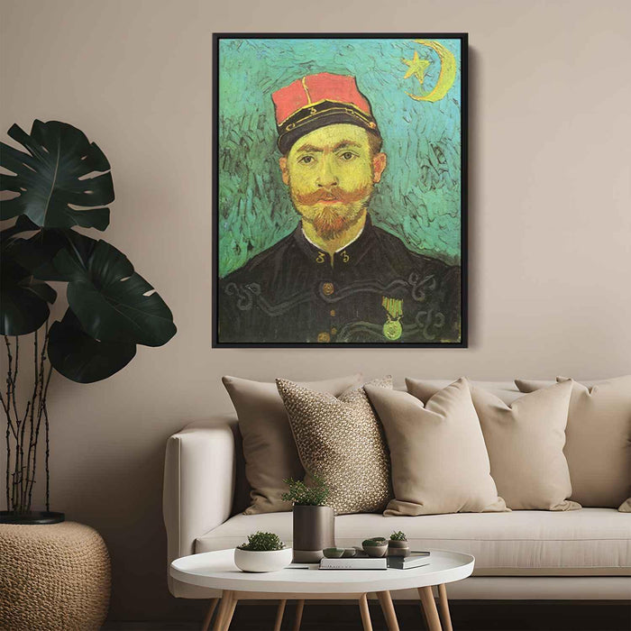 Portrait of Milliet, Second Lieutnant of the Zouaves by Vincent van Gogh - Canvas Artwork