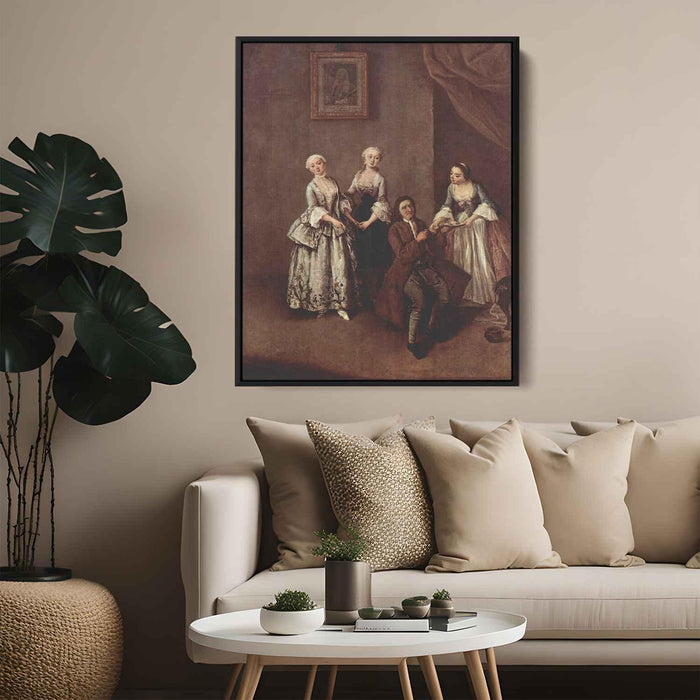 The Family by Pietro Longhi - Canvas Artwork