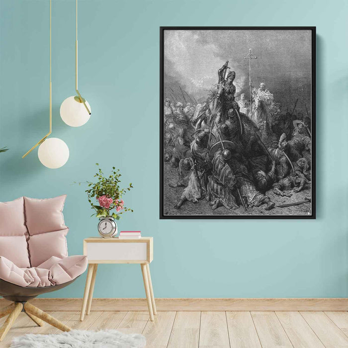 Battle of Antioch by Gustave Dore - Canvas Artwork