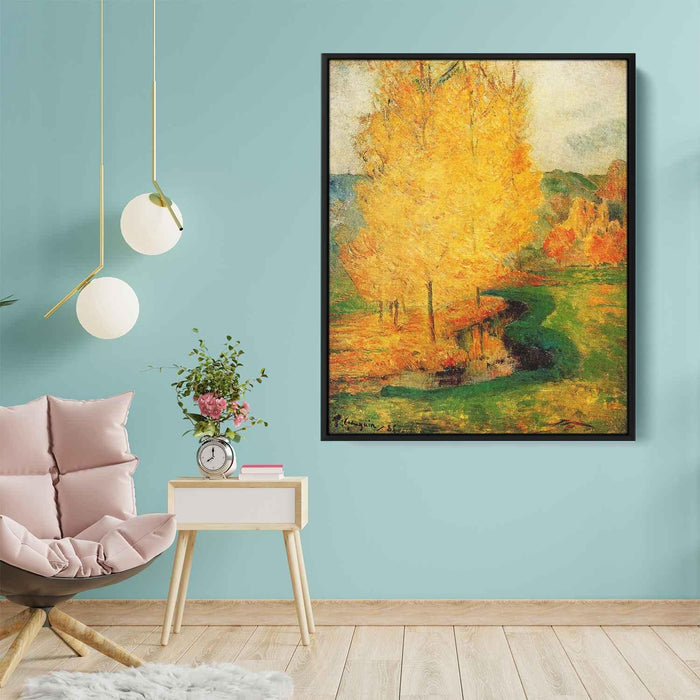 By the Stream, Autumn by Paul Gauguin - Canvas Artwork