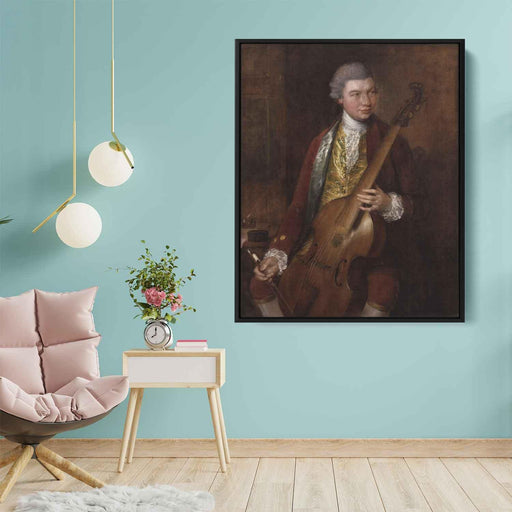 Carl Friedrich Abel by Thomas Gainsborough - Canvas Artwork