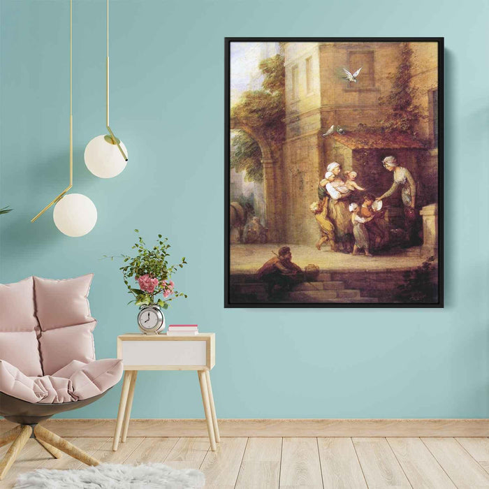 Charity relieving Distress by Thomas Gainsborough - Canvas Artwork
