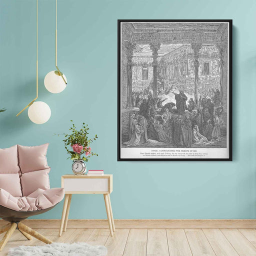 Daniel Confounds the Priests of Bel by Gustave Dore - Canvas Artwork