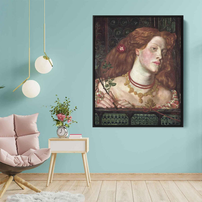 Fair Rosamund (1861) by Dante Gabriel Rossetti - Canvas Artwork