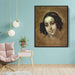 Head a girl by Karl Bryullov - Canvas Artwork