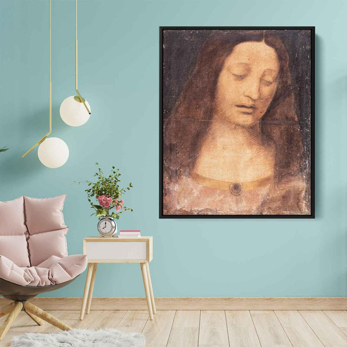 Head of Christ by Leonardo da Vinci - Canvas Artwork