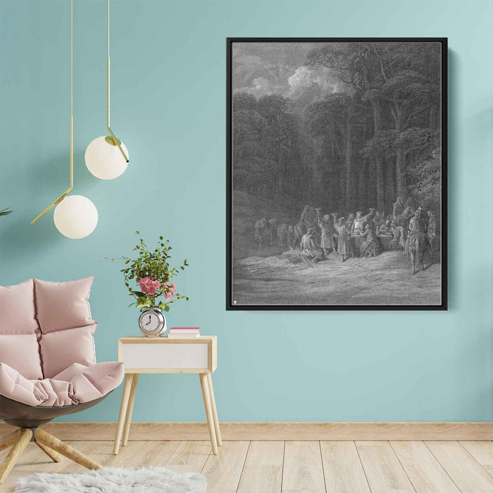 Idylls of the King by Gustave Dore - Canvas Artwork