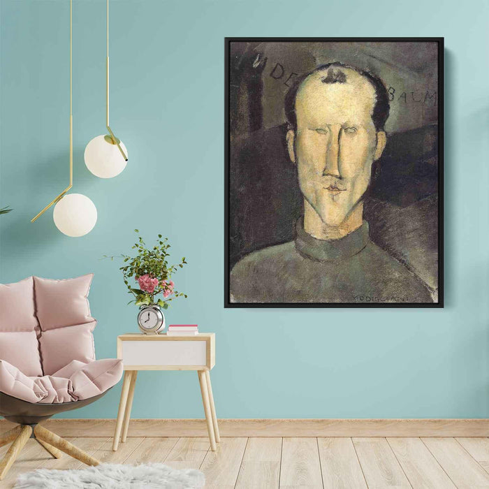 Leon Indenbaum (1915) by Amedeo Modigliani - Canvas Artwork