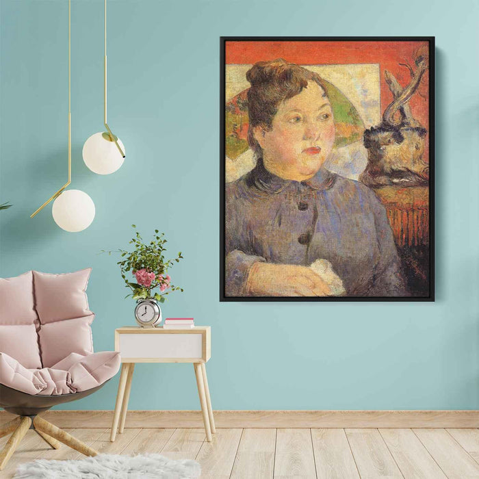 Madame Alexandre Kohler (1887) by Paul Gauguin - Canvas Artwork