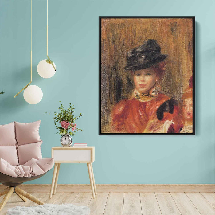 Madame Le Brun and Her Daughter by Pierre-Auguste Renoir - Canvas Artwork