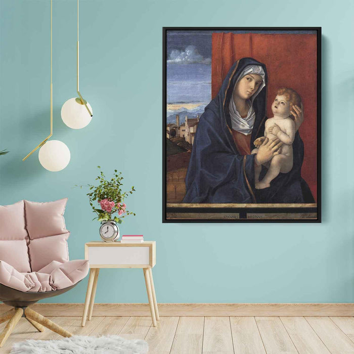 Madonna and Child (1490) by Giovanni Bellini - Canvas Artwork