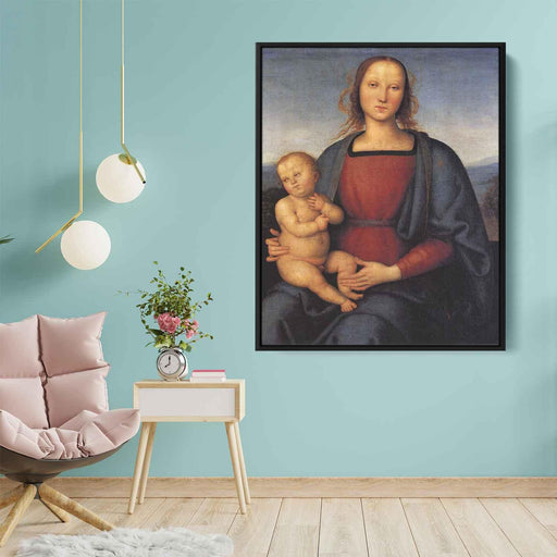 Madonna with Child (1500) by Pietro Perugino - Canvas Artwork