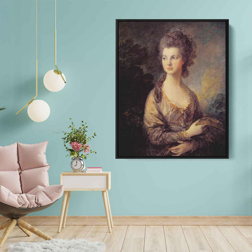 Mrs. Graham (1775) by Thomas Gainsborough - Canvas Artwork