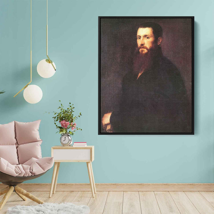 Painting of Daniele Barbaro (1545) by Titian - Canvas Artwork