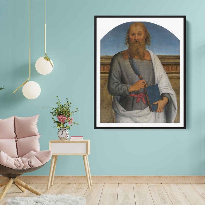 Pala di Sant Agostino (St. Bartolomeo) (1523) by Pietro Perugino - Canvas Artwork