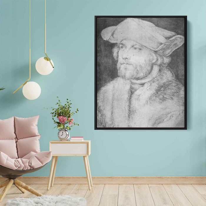 Portrait of a Man (Damia van der Goes) by Albrecht Durer - Canvas Artwork