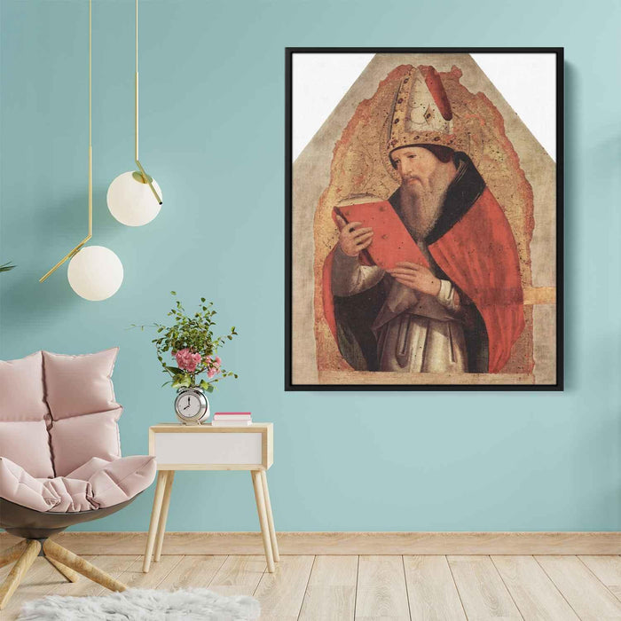 St. Augustine (1472) by Antonello da Messina - Canvas Artwork