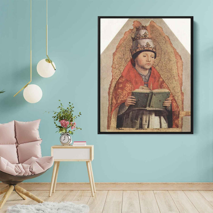 St. Gregory (1472) by Antonello da Messina - Canvas Artwork