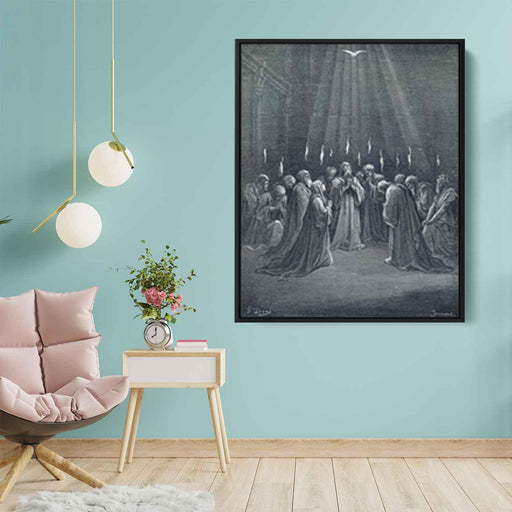 The Descent Of The Spirit by Gustave Dore - Canvas Artwork