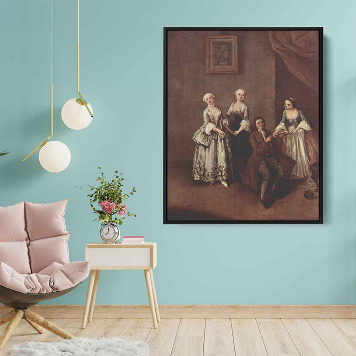 The Family by Pietro Longhi - Canvas Artwork