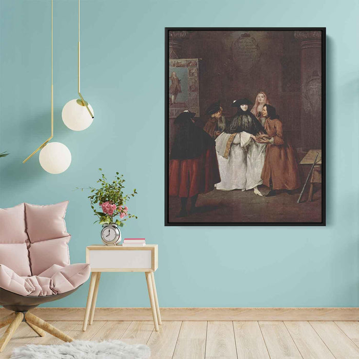 The Fortune Teller by Pietro Longhi - Canvas Artwork