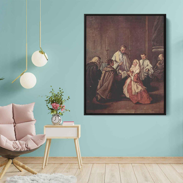 The Sacrament Of Marriage by Pietro Longhi - Canvas Artwork