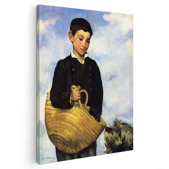 A boy with a dog (1861) by Edouard Manet
