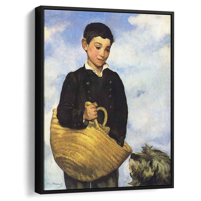 A boy with a dog (1861) by Edouard Manet