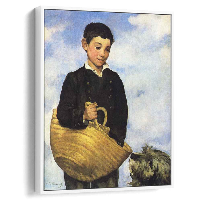 A boy with a dog (1861) by Edouard Manet