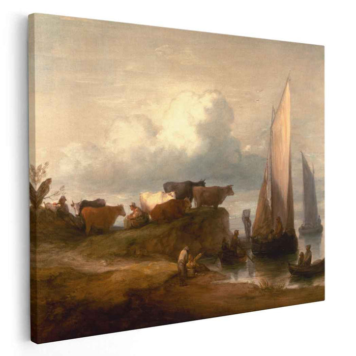 A Coastal Landscape (1782) by Thomas Gainsborough